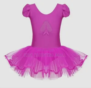 Fucai Pink Ballet Dress, Shoe and Tights for 2 to 12years