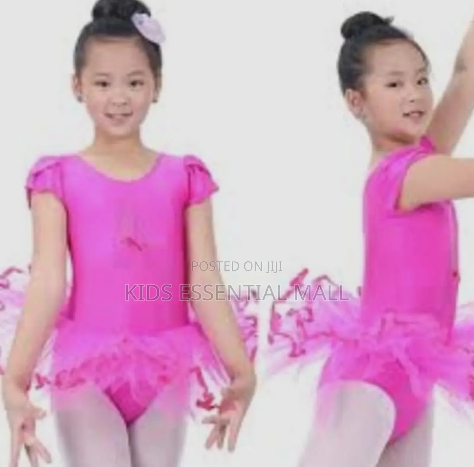 Fucai Pink Ballet Dress, Shoe and Tights for 2 to 12years