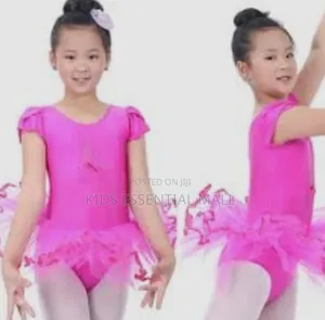Fucai Pink Ballet Dress, Shoe and Tights for 2 to 12years