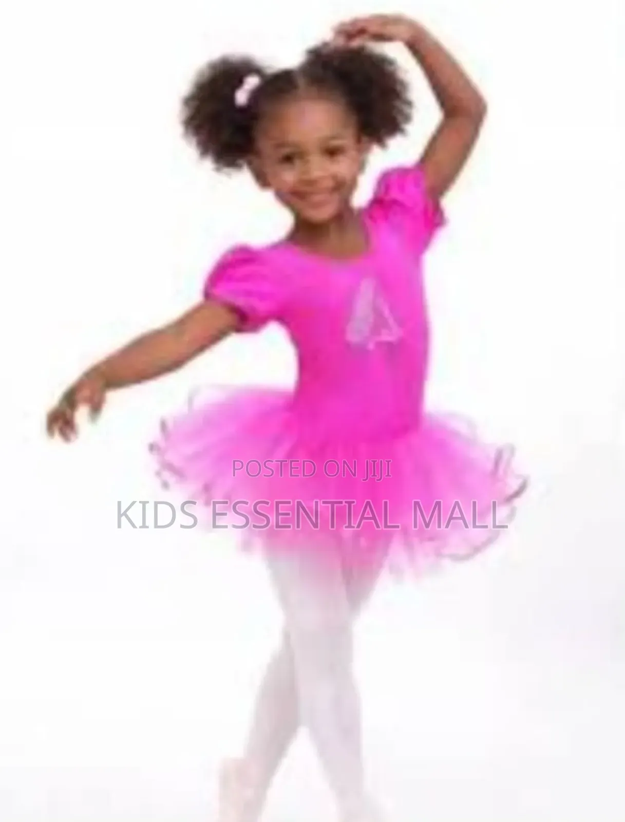 Fucai Pink Ballet Dress, Shoe and Tights for 2 to 12years
