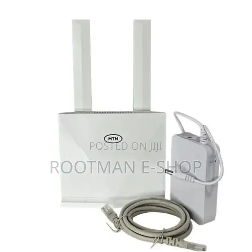 Zte MTN 4g Lte Cat 4 Mobile Wi-Fi Router With Mini Ups-White