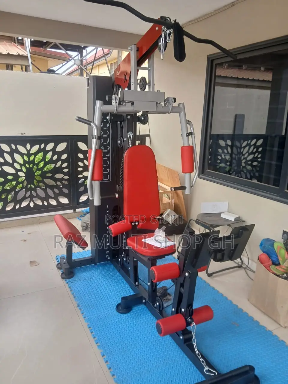 Gym Station With Legs Press