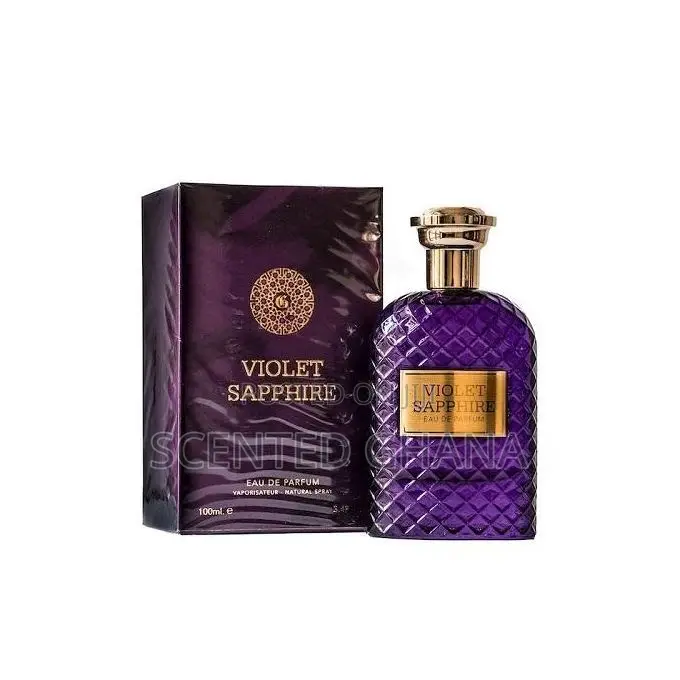 Black Leather Violet Sapphire