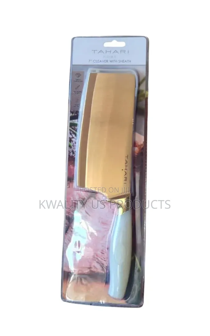 Tahari Home 7-Inch Cleaver With Protective Sheath