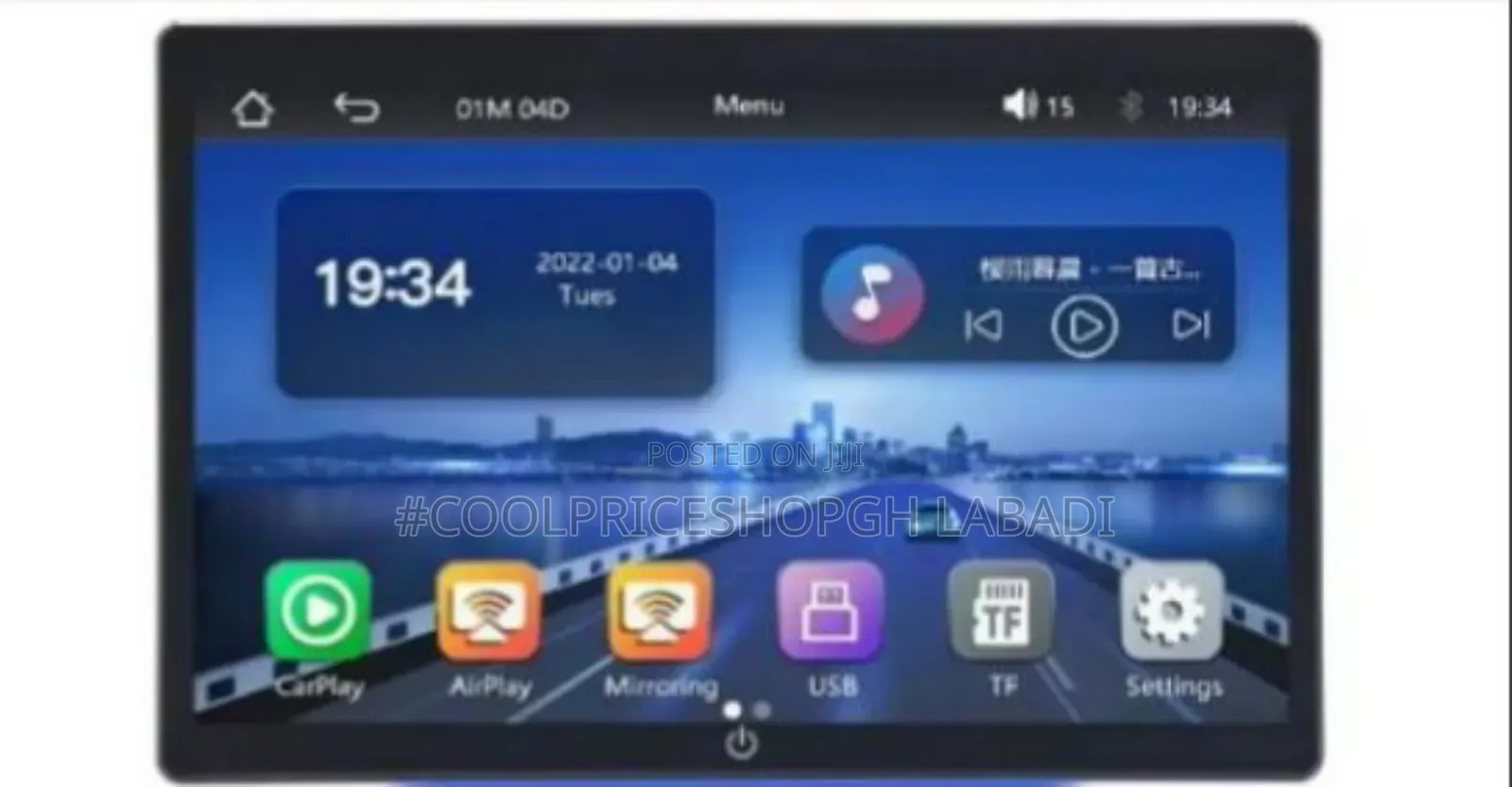 10.1inch Headrest Mp5 Monitor With
Carplay With Hdmi Input