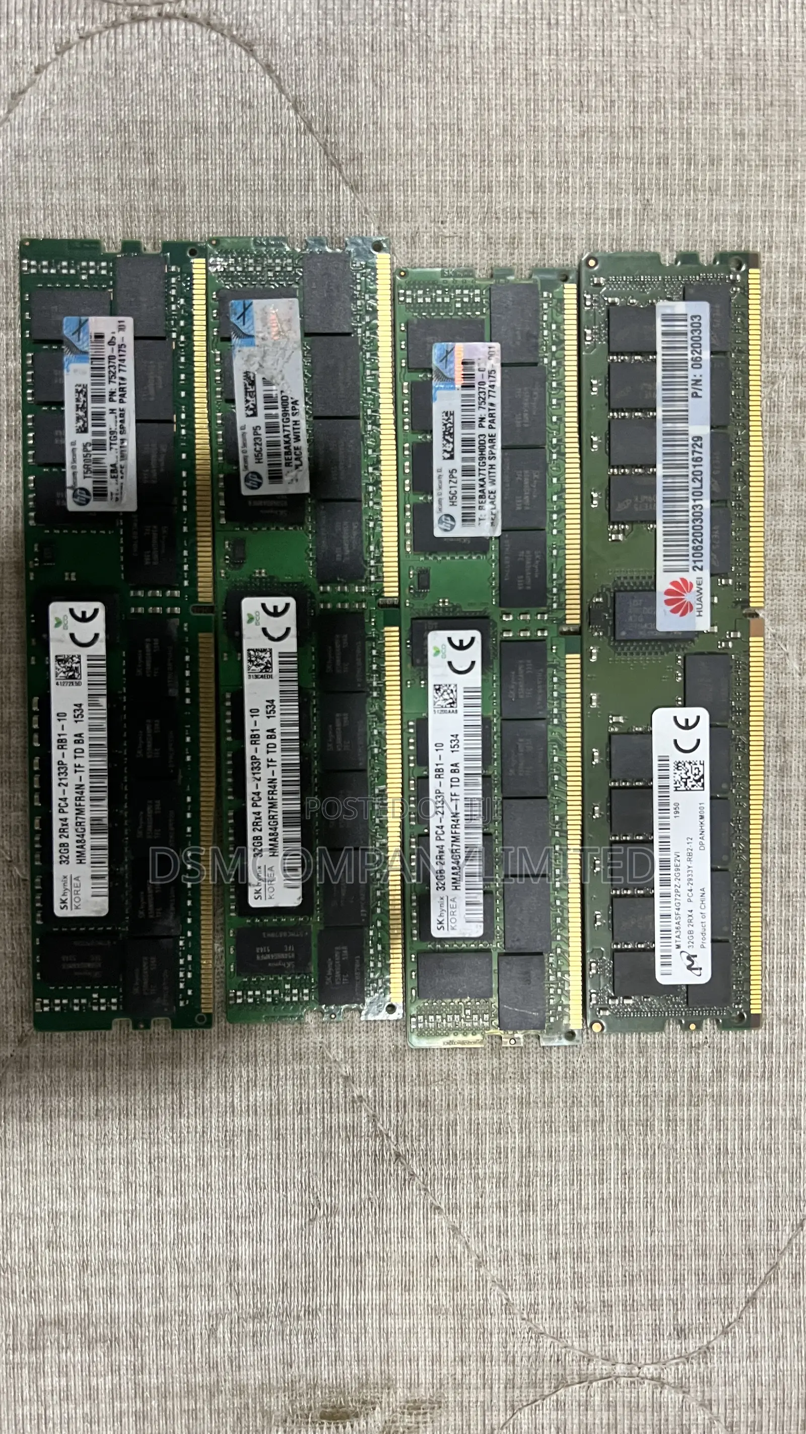 All for of Pc4 Server Memory 2133p, 2400t, 2666v/P, 3200
