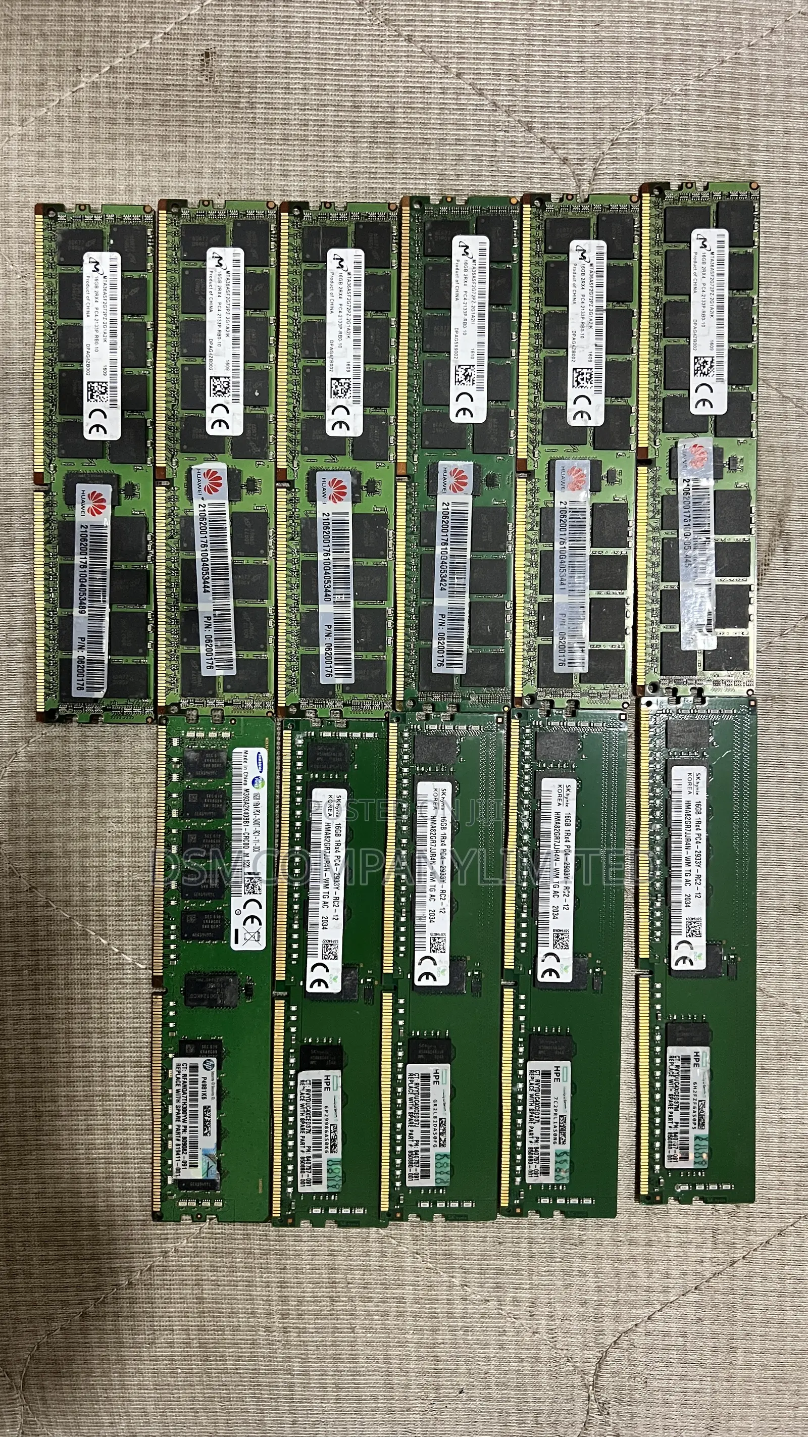 All for of Pc4 Server Memory 2133p, 2400t, 2666v/P, 3200