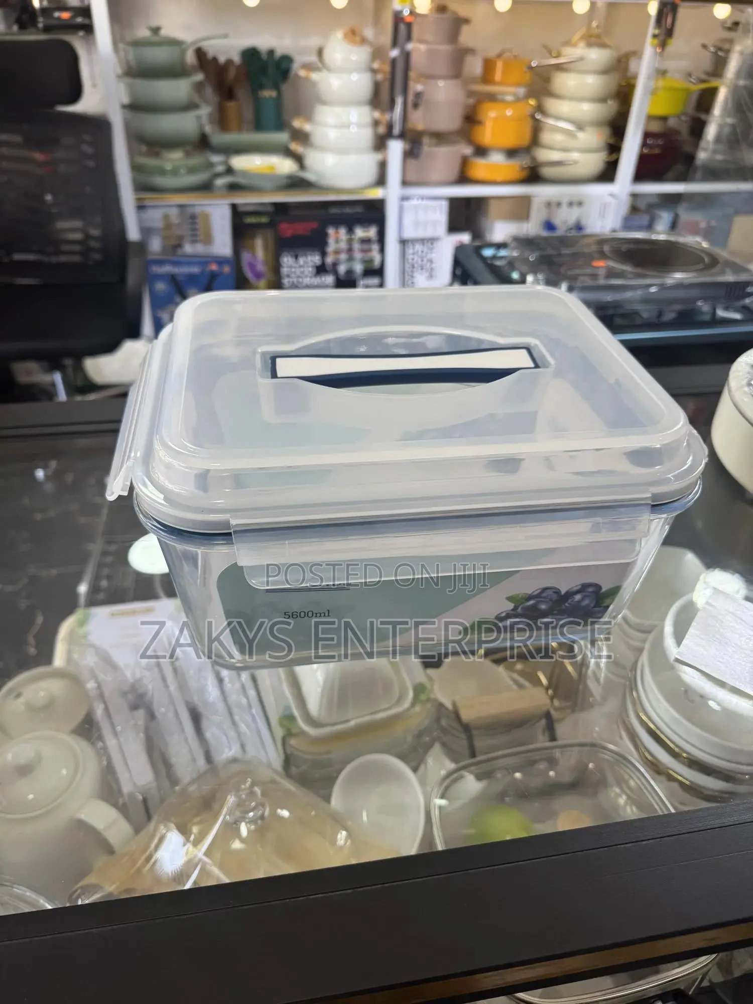 Glass Storage Bowl Big Size 5600ml