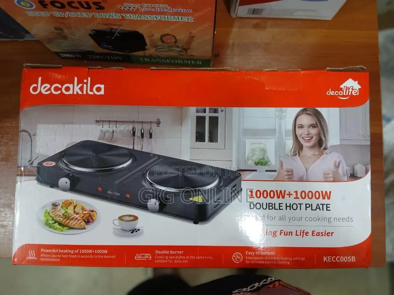 Double Electric Burner Hotplate