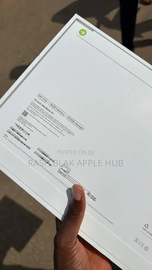 New Laptop Apple MacBook Air 2026 M5 15-inch 16GB Apple M5 SSD 512GB