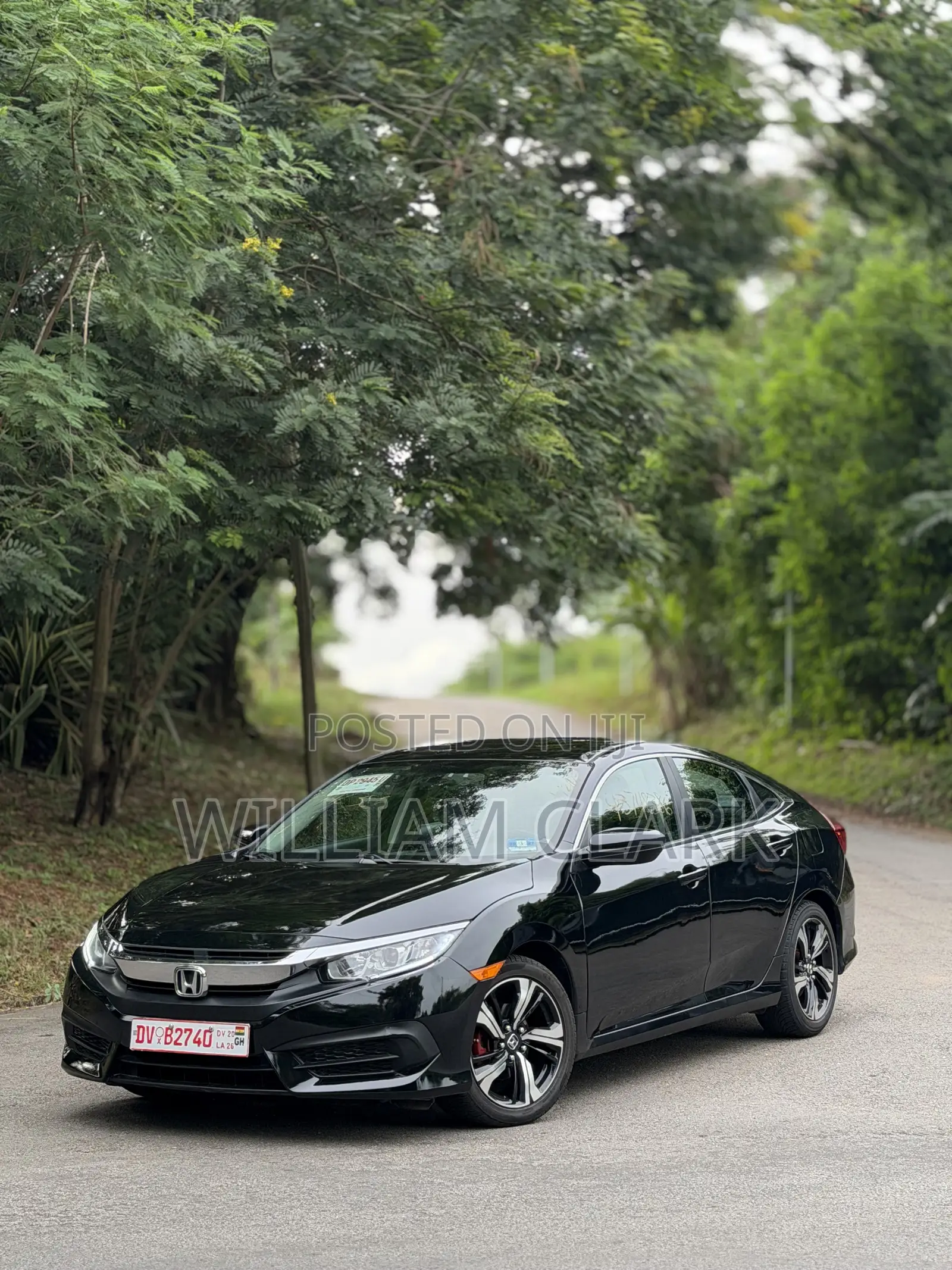 Honda Civic LX Sedan 2018 Black