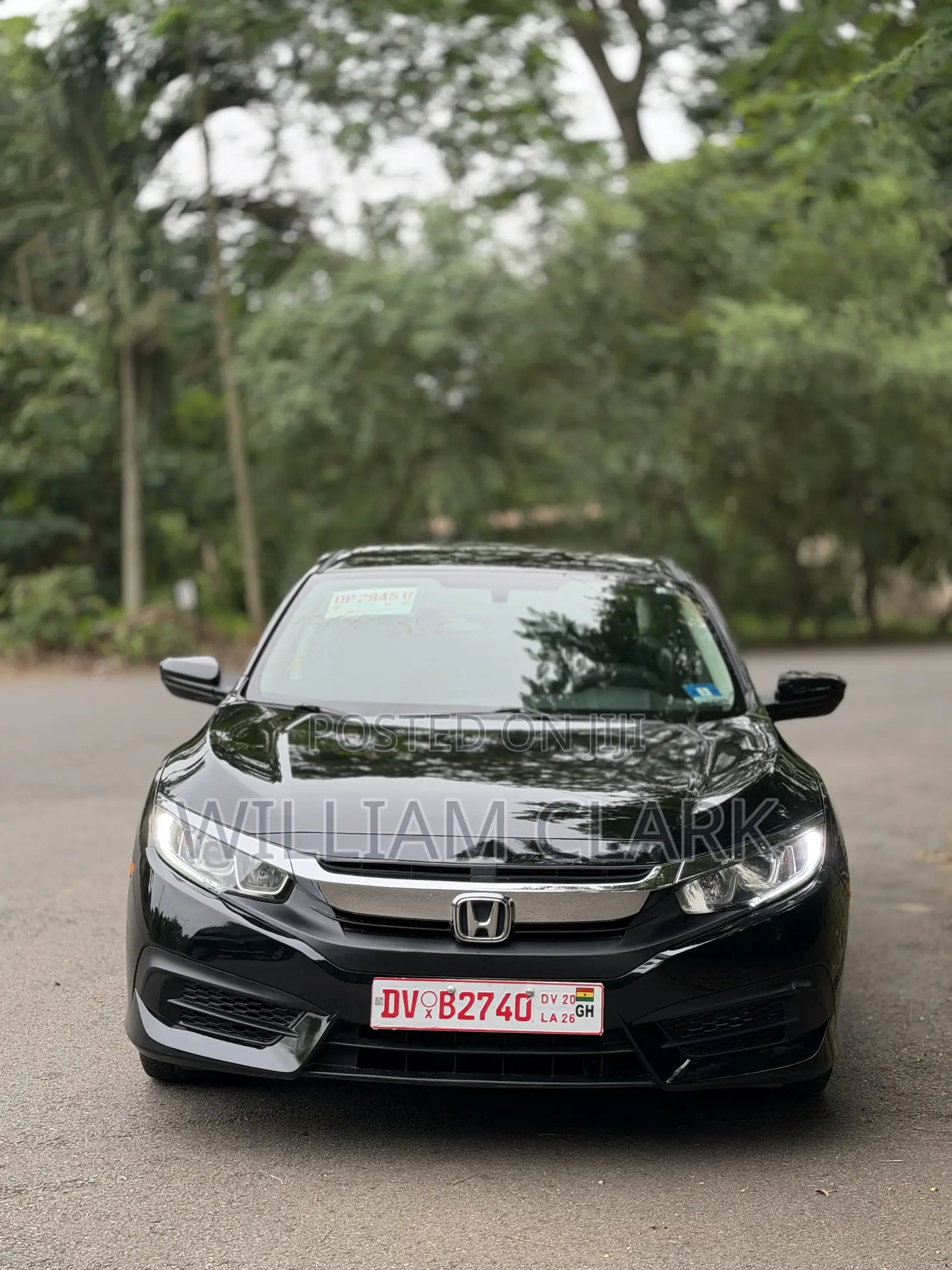 Honda Civic LX Sedan 2018 Black