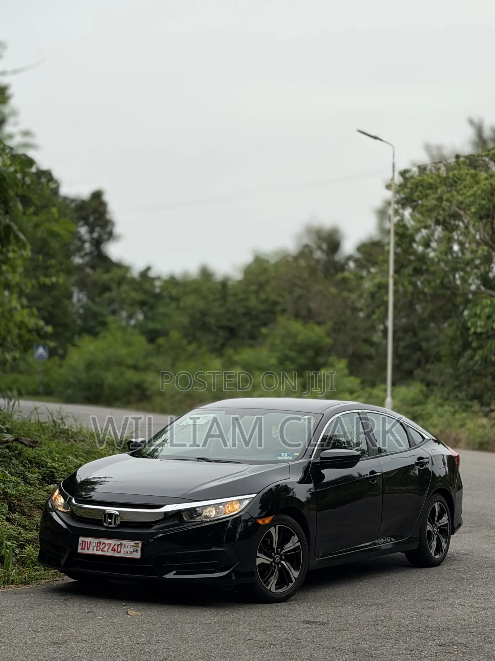 Honda Civic LX Sedan 2018 Black