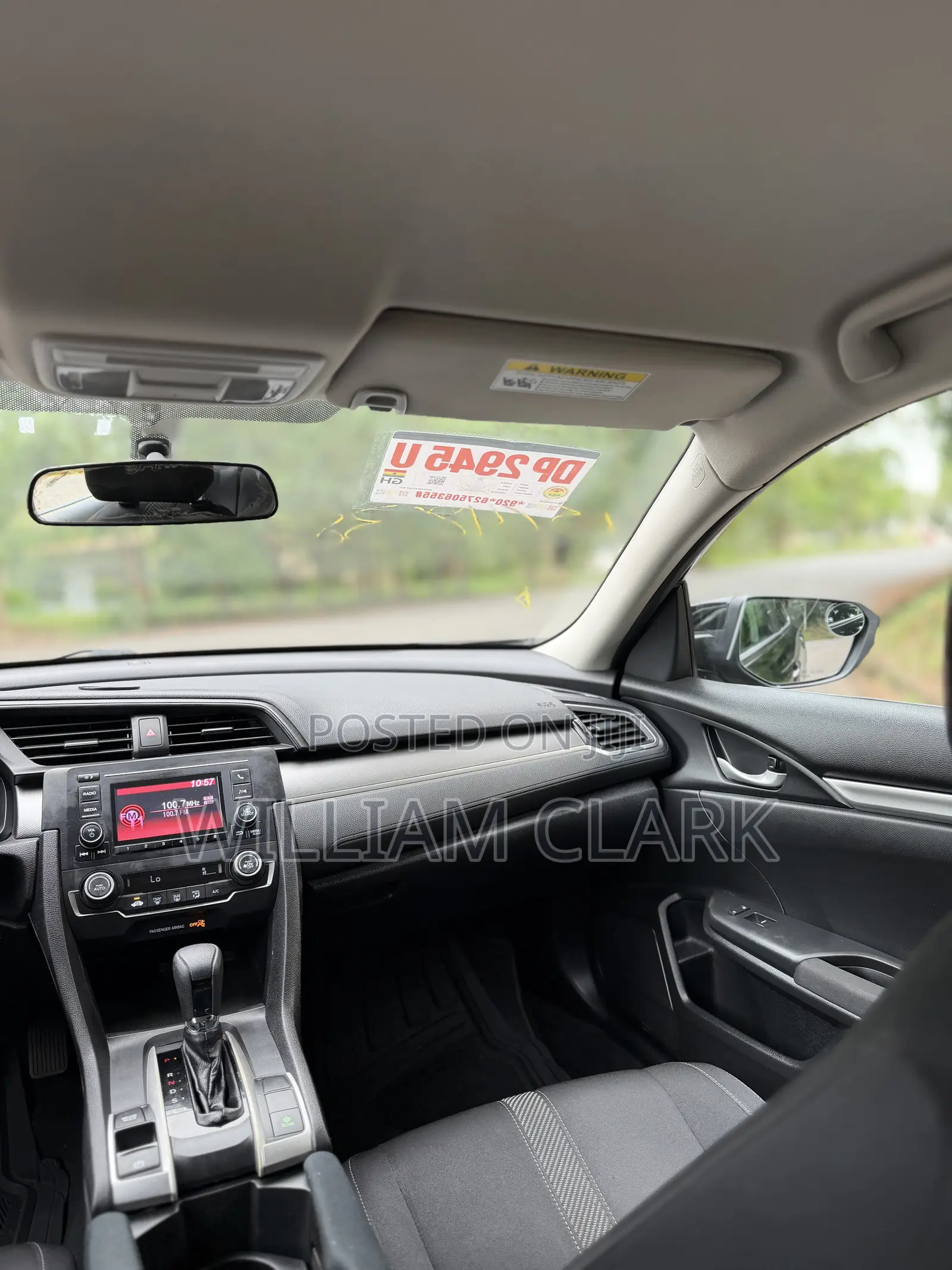Honda Civic LX Sedan 2018 Black