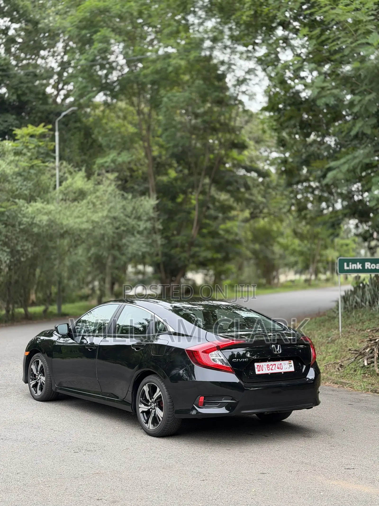 Honda Civic LX Sedan 2018 Black