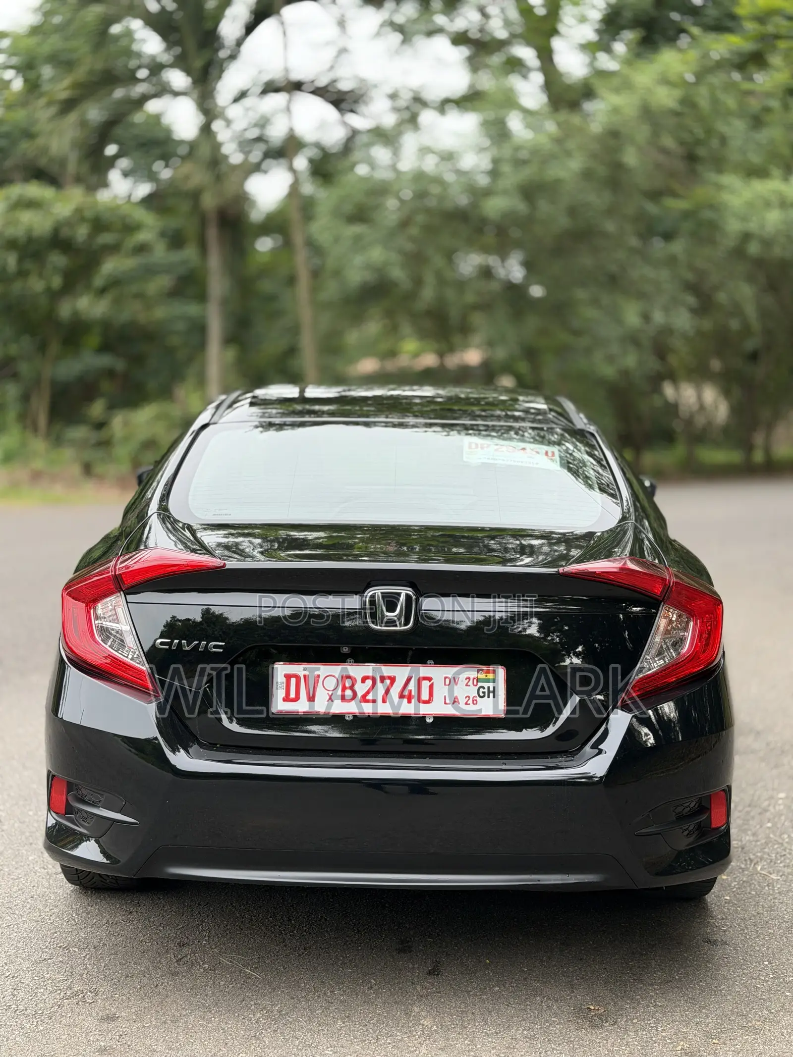 Honda Civic LX Sedan 2018 Black