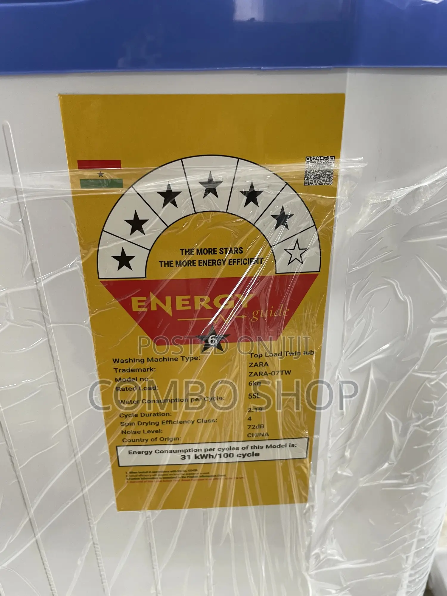 Zara 7kg Twin Tub Washing Machine