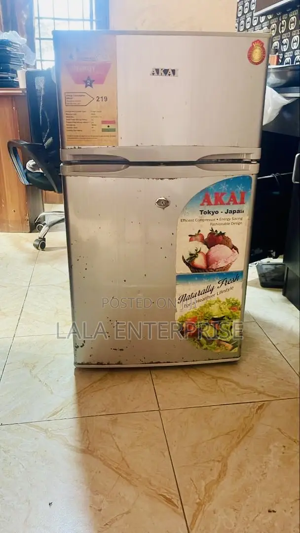 Akai Double Door Fridge for Sale