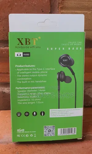 XBT Superbass Type-C Wired Earphone With Microphone