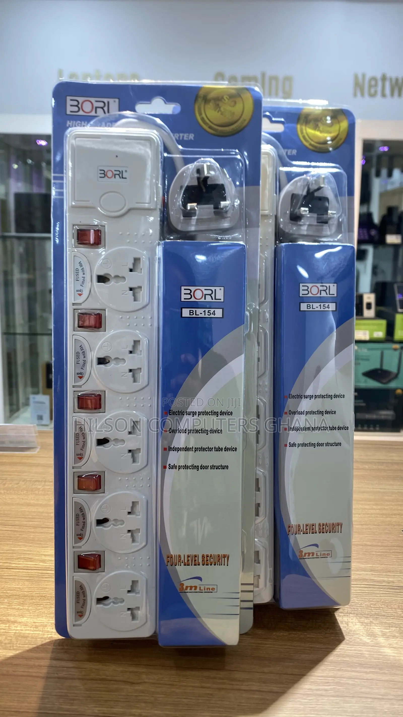 Borl Bl-154 5port 3mtr Cable Extension