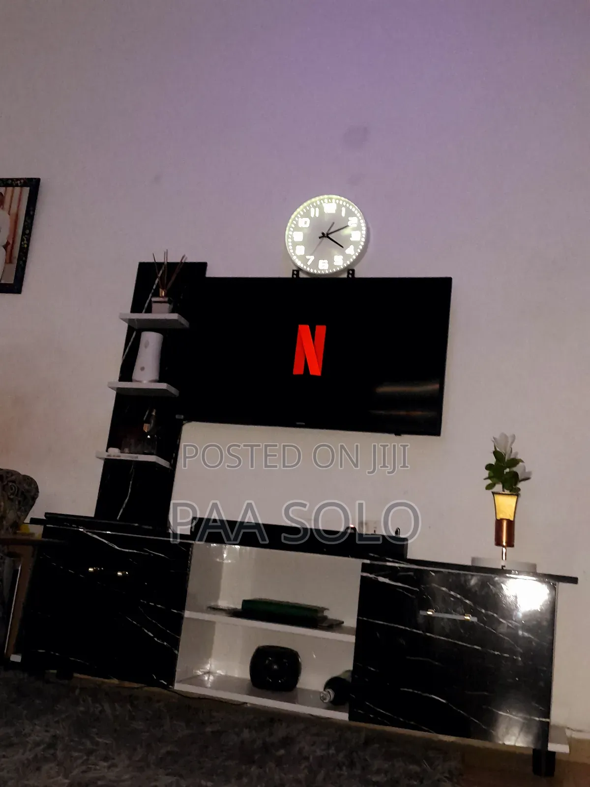 Tv Stand With Floating Shelves