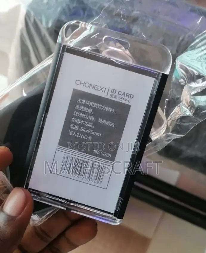 Plastic Id Holder