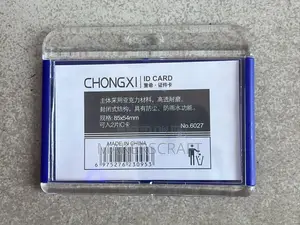 Plastic Id Holder
