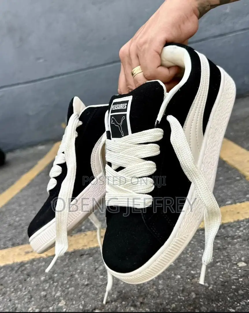 Original Puma Suede Xl Pleasures Cream/Black