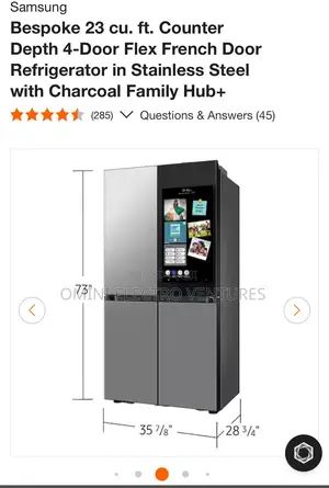 Ai Inbuilt Samsung Family Hub Smart Refrigerator