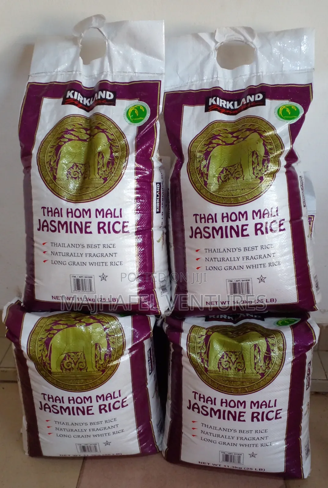 Kirkland Signature Thai Hom Mali Jasmine Rice, 11.3kg (25 Lb)