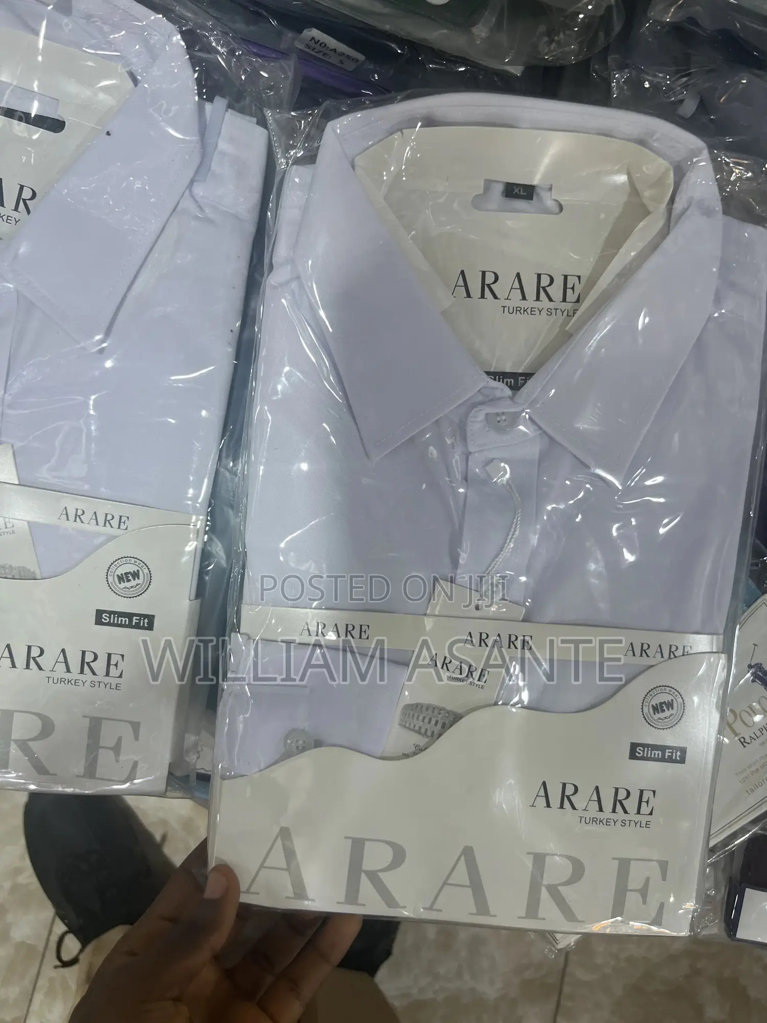 Pure Cotton Plain White Shirt (M-3xl)