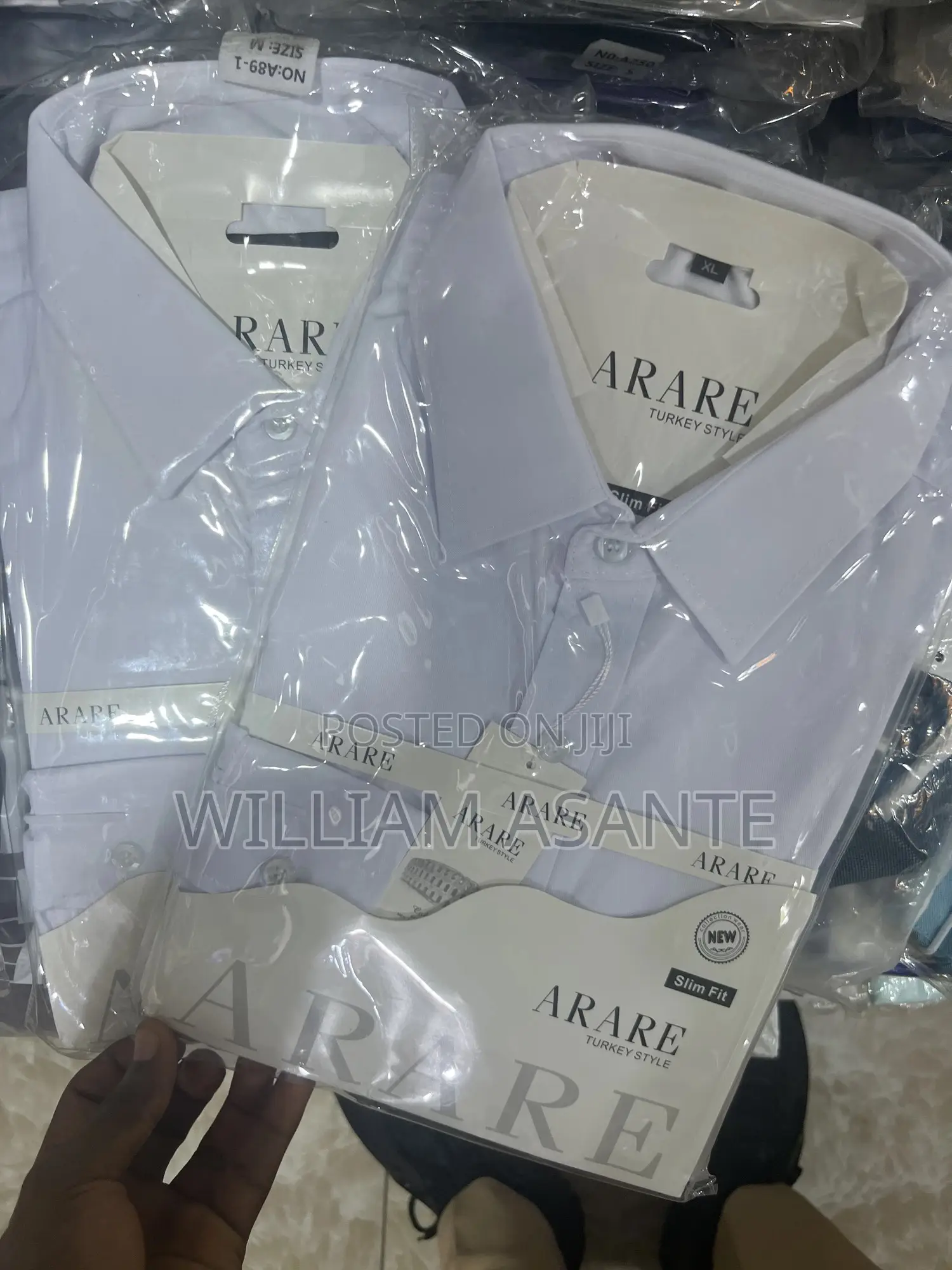 Pure Cotton Plain White Shirt (M-3xl)