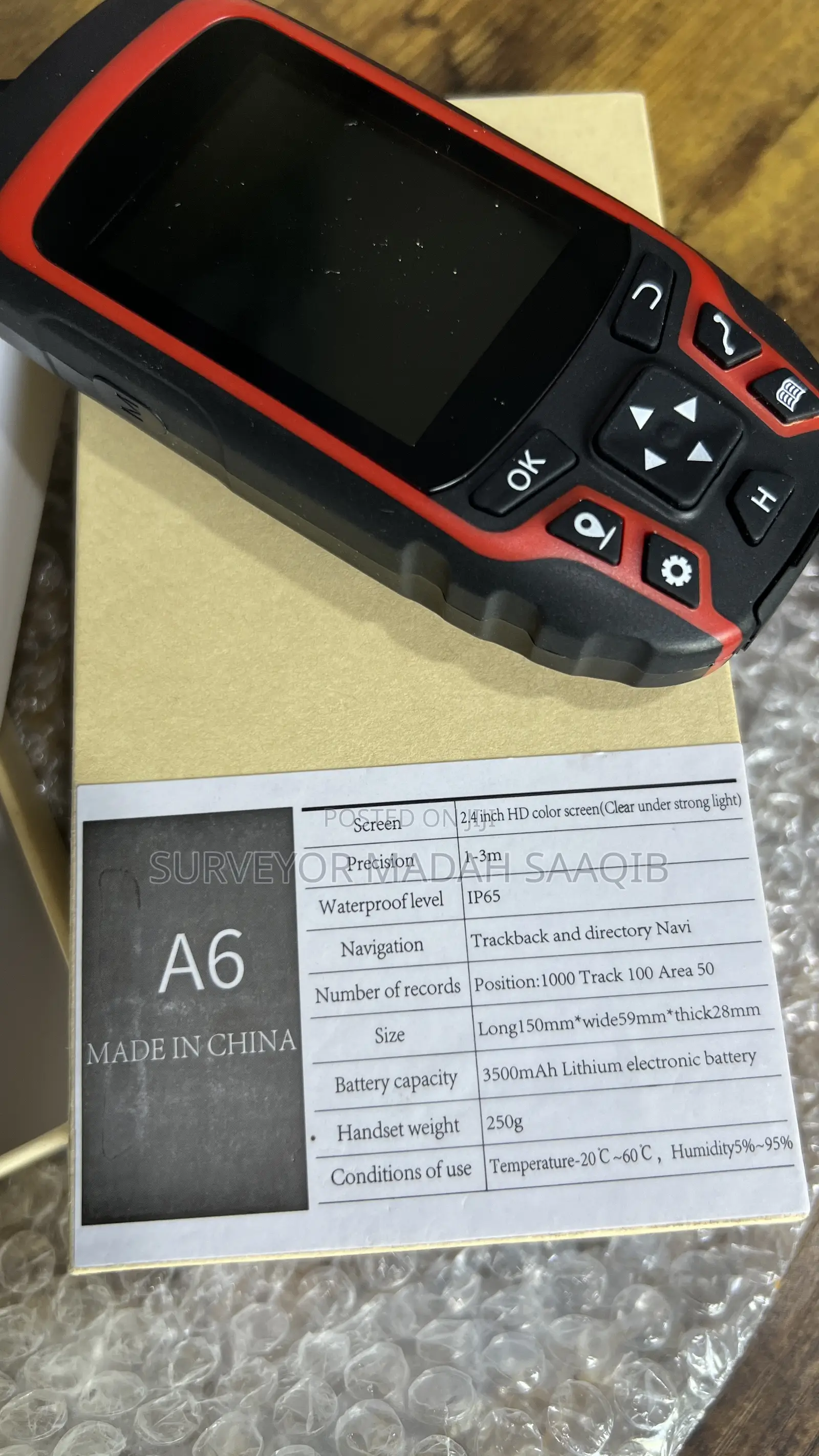 A6 Handheld GPS