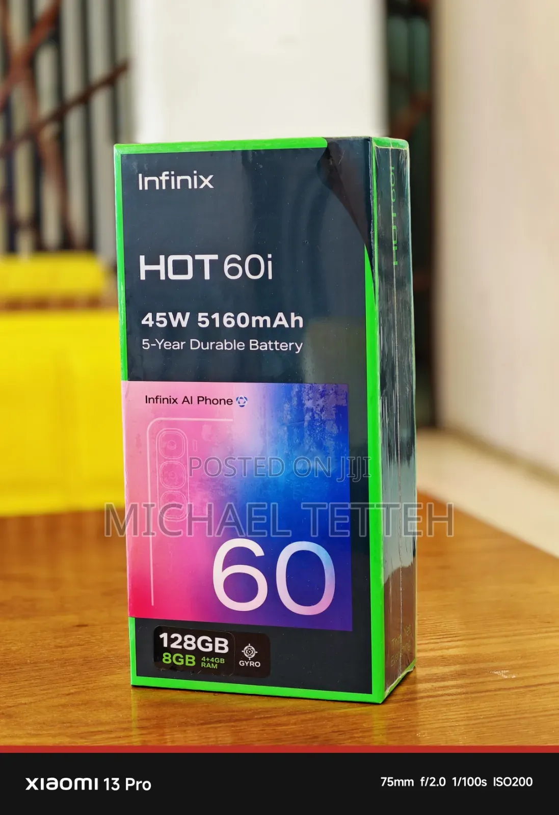 New Infinix Hot 60i 128 GB Red