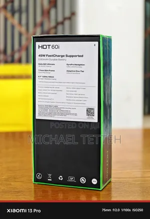 New Infinix Hot 60i 128 GB Red