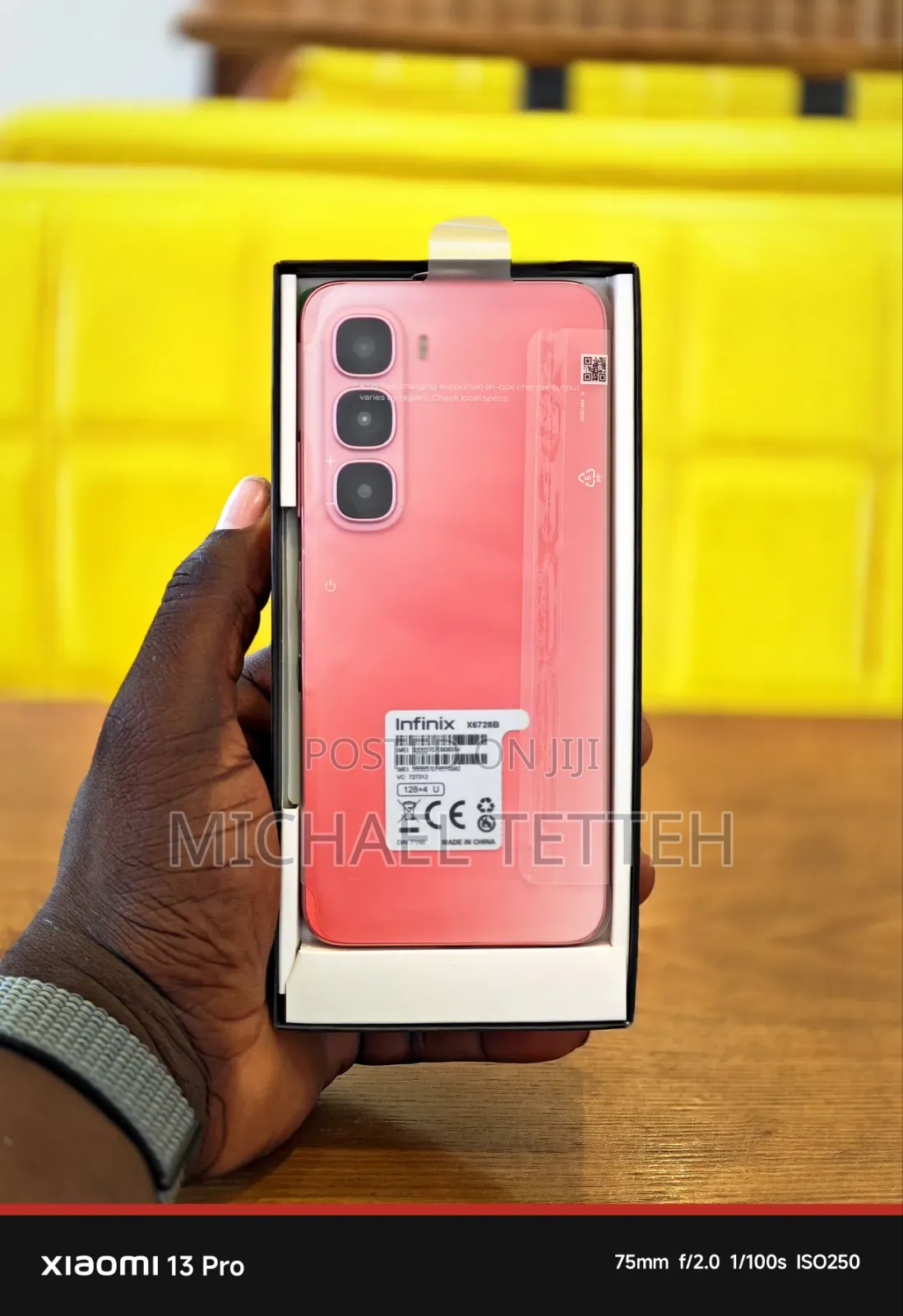 New Infinix Hot 60i 128 GB Red