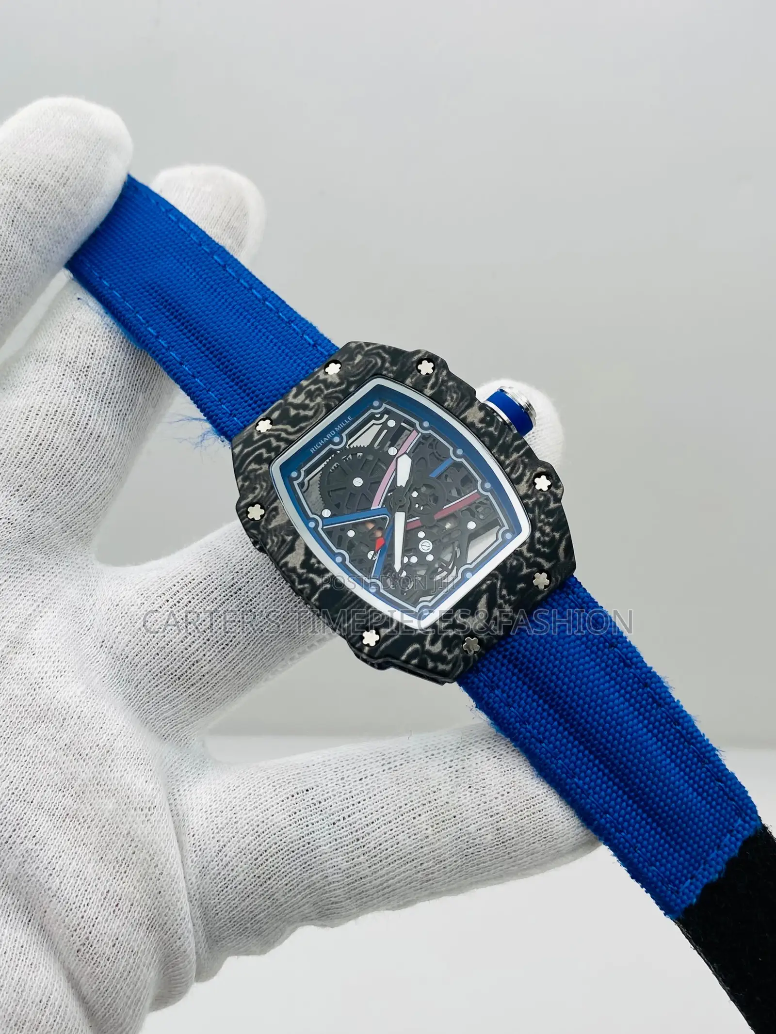 Newest Richard Mille With Material Strap