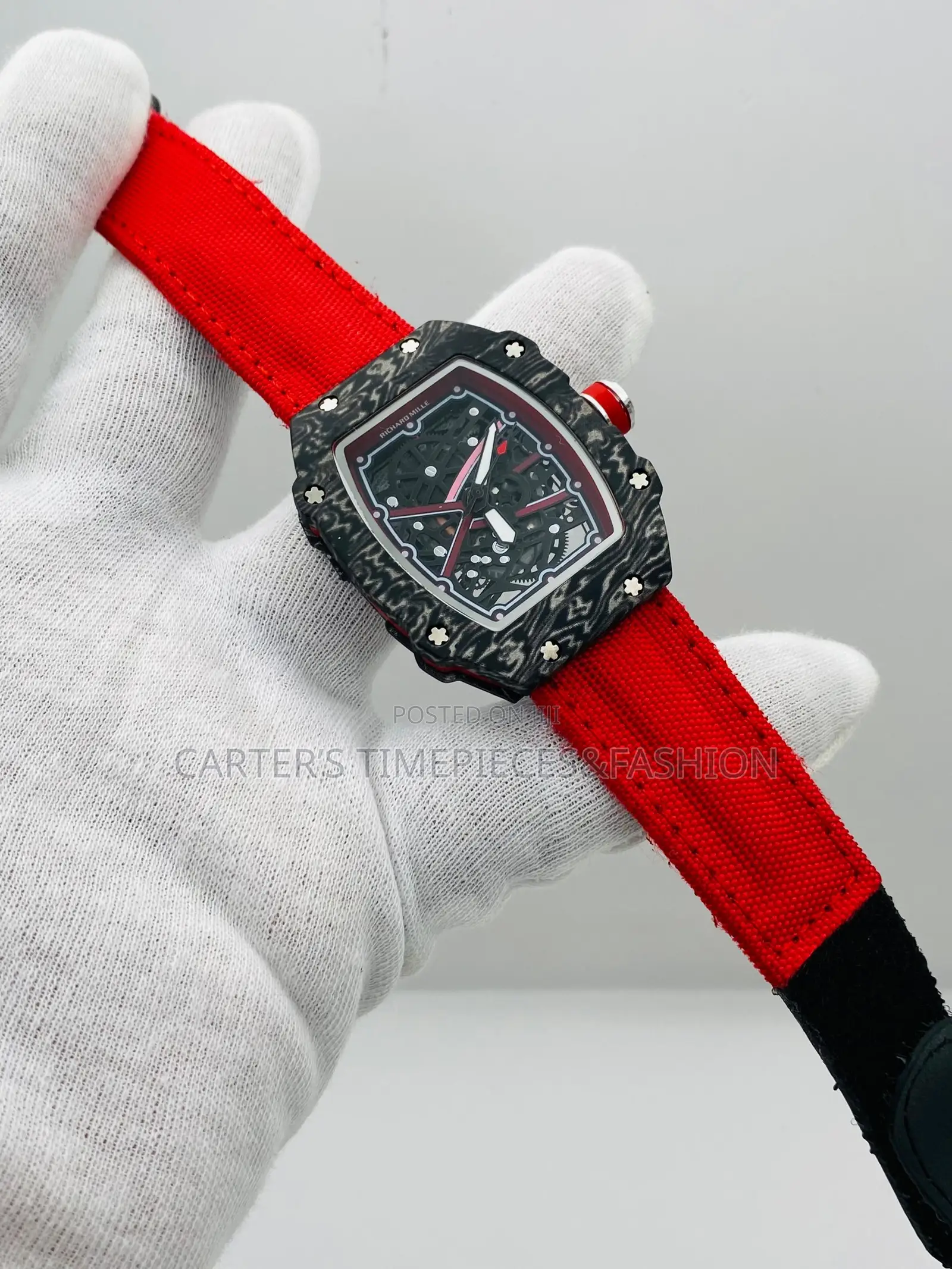 Newest Richard Mille With Material Strap