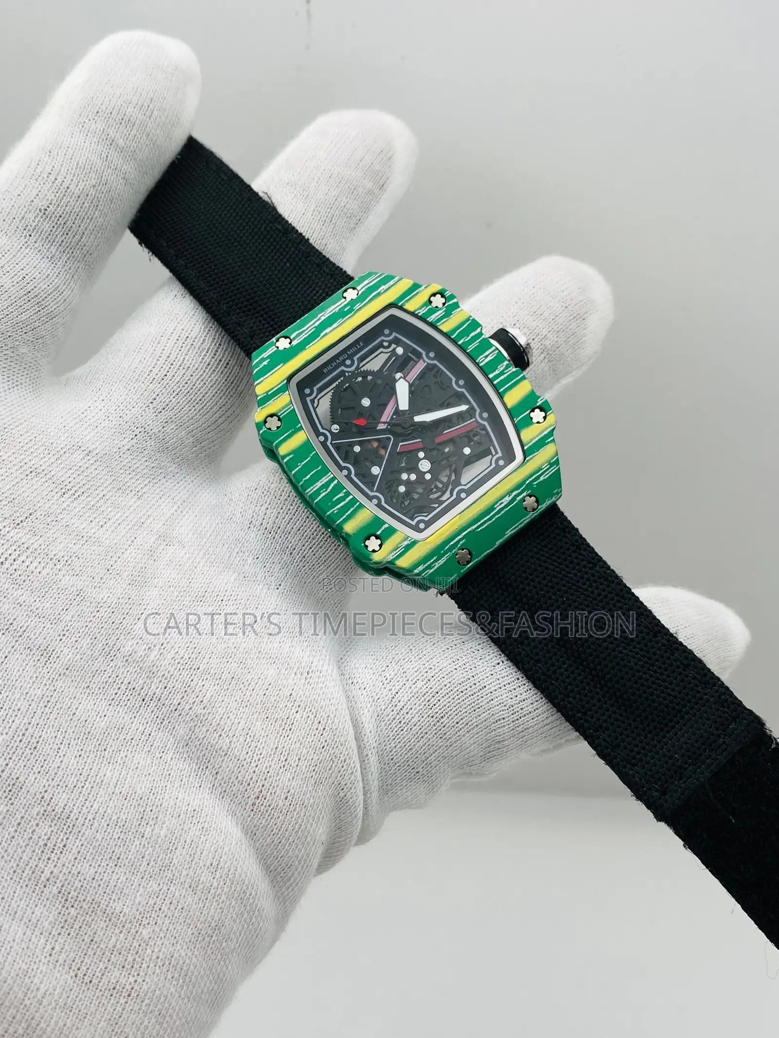 Newest Richard Mille With Material Strap