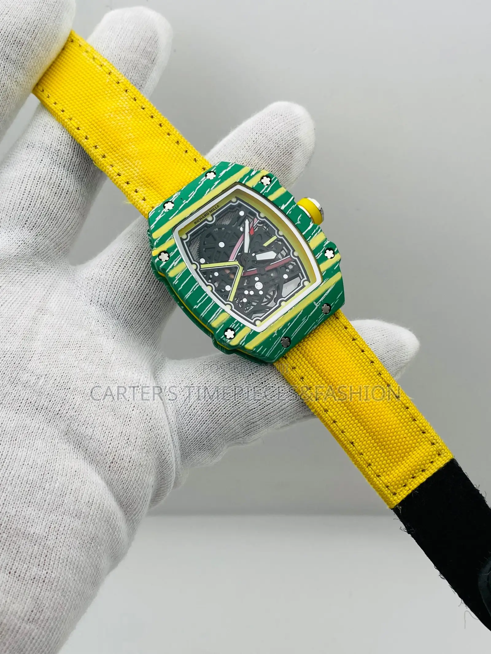 Newest Richard Mille With Material Strap