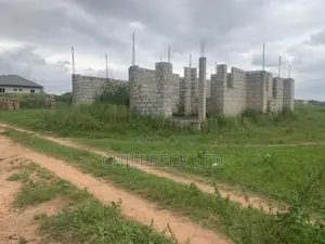 Titled Plot With Uncompleted 3-storey Modern 5-bedroom House