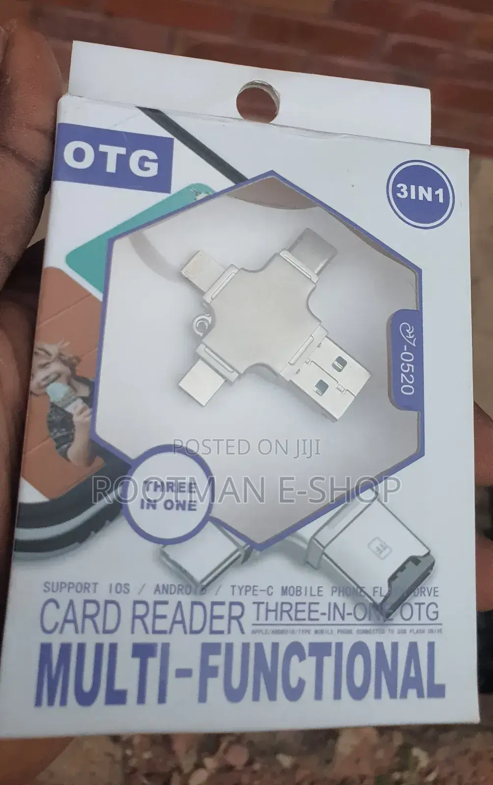 3in1 Otg Multifunctional Card Reader