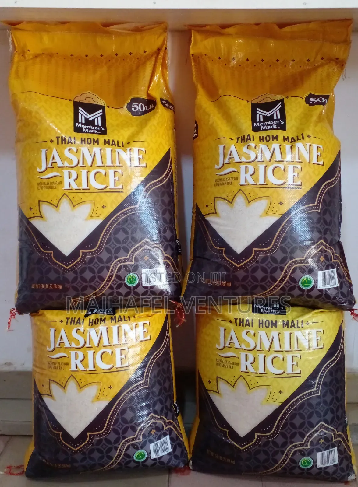 Member's Mark Thai Hom Mali Jasmine Rice, 22.68kg (50 Lb)
