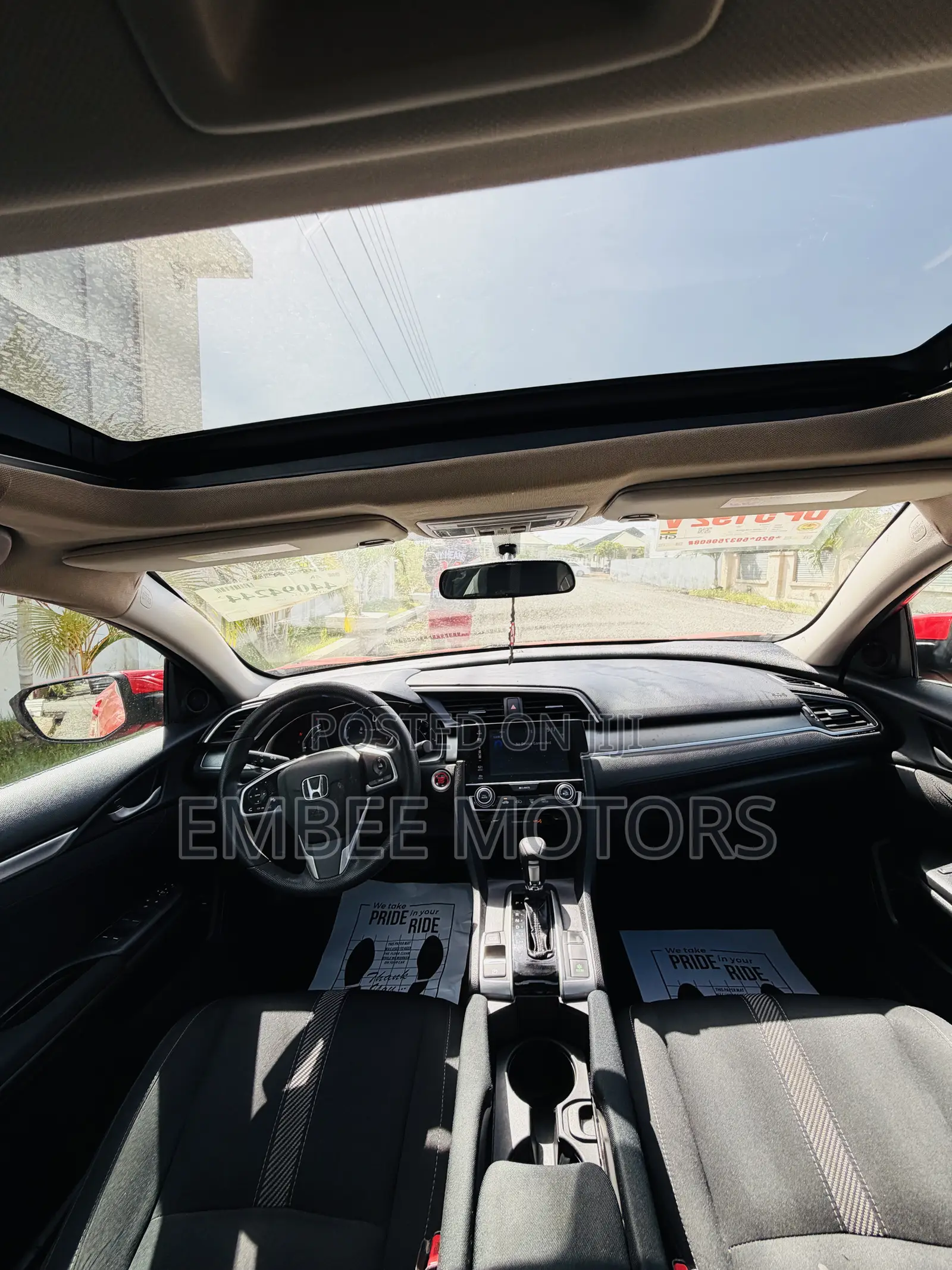 Honda Civic EX 4dr Sedan (2.0L 4cyl) 2017 Red