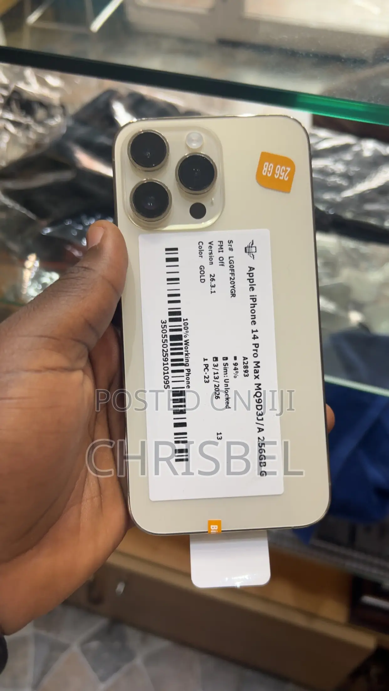 Apple iPhone 14 Pro Max 256 GB Gold
