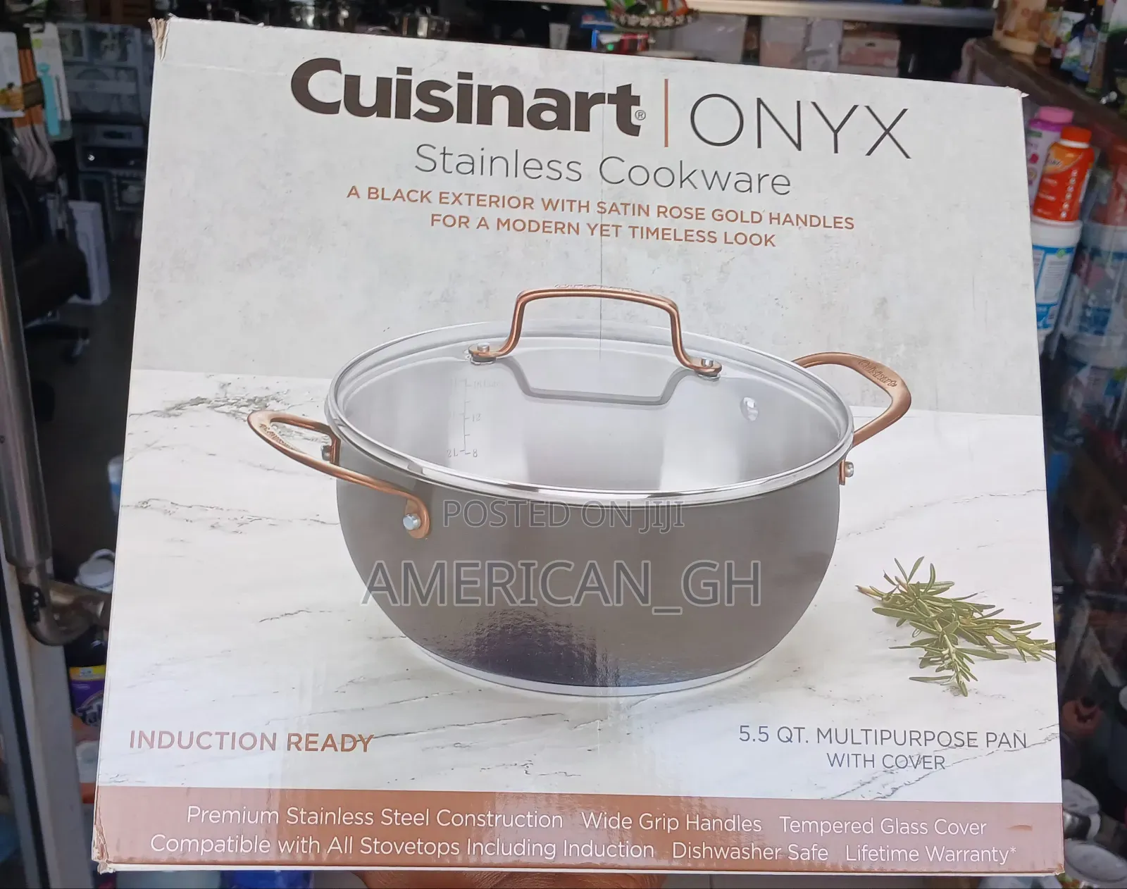 Cuisinart Onyx Stainless Cookware, 5.5qt