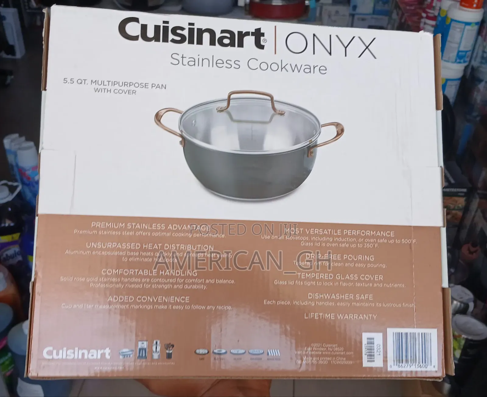 Cuisinart Onyx Stainless Cookware, 5.5qt