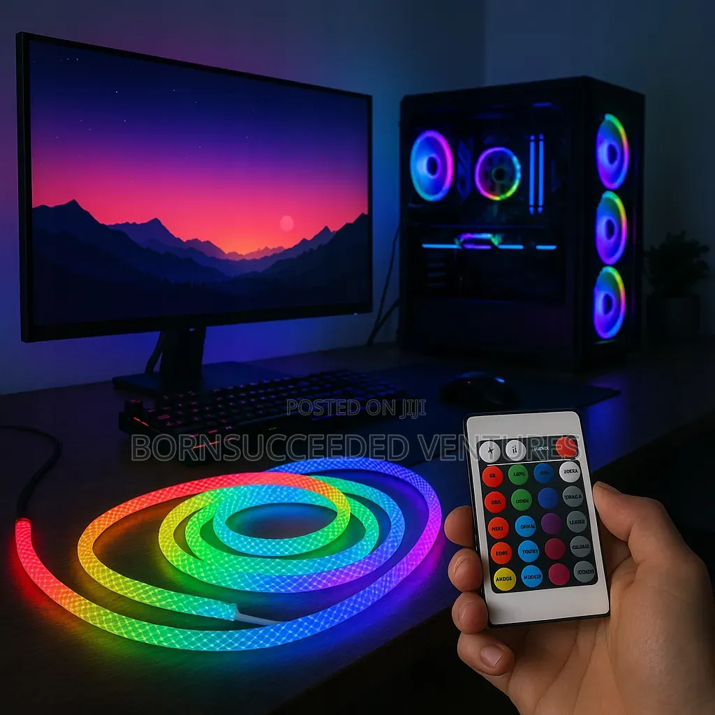 RGB Led String 360° Tube Digital 5m Usb 5v Ip65