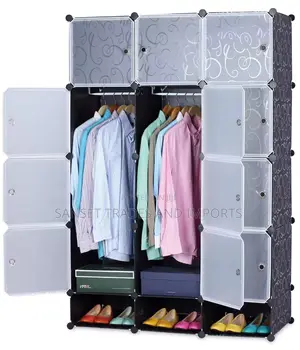 16 Cubes Plastic Wardrobe