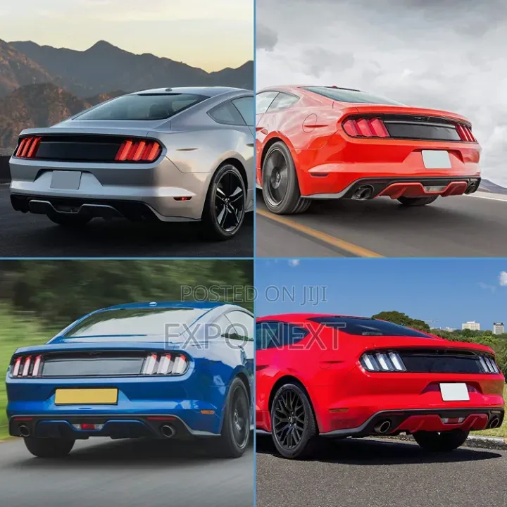 Led Tail Lights for Ford Mustang Abs Plastic 2015-2022